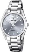 Festina Dameur F20622-J Boyfriend Grå/Stål Ø36.8 mm