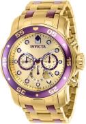 Invicta Herreur 37692 Pro Diver Guld/Stål Ø48 mm