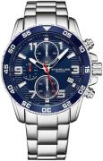 Stührling Original Herreur 3957.2 Concorso Blå/Stål Ø40 mm