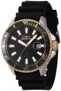 Invicta Herreur 46132 Pro Diver Sort/Gummi Ø45 mm
