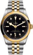 Tudor Dameur M79643-0006 Black Bay Sort/Stål Ø36 mm