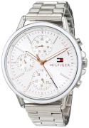 Tommy Hilfiger Dameur 1781787 Sport Sølvfarvet/Stål Ø40 mm
