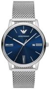 Emporio Armani Herreur AR11571 Minimalist Blå/Stål Ø42 mm