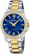 Festina Dameur F20594-2 Mademoiselle Blå/Gul guldtonet stål Ø34.5