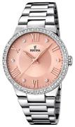 Festina Dameur F16719-3 Rosa guldfarvet/Stål Ø37 mm