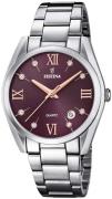 Festina Dameur F16790-E Lilla/Stål Ø37 mm