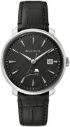 Bulova Herreur 96B360 Sort/Læder Ø40 mm