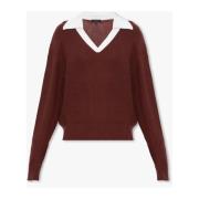 ‘Brianne’ polo sweater