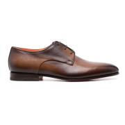 Cognac Brown Leather Derby Sko