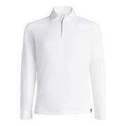 Pima Cotton Langærmet Polo Shirt