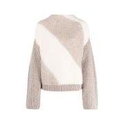 Arzel to-tone strikket sweater