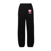 SWEATPANTS WITH SILICON EYELIKE LOGO