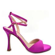 Barbie Pink Satin Stilet Sandaler