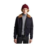 Virgin Wool Aviator Jacket