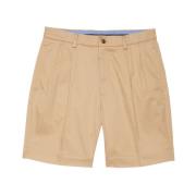 Stretch Short med Plisseret Front