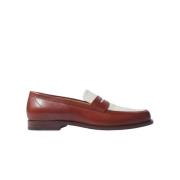 Havana Loafers - Cognac Læder og Oxygen Stof