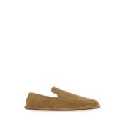 Suede Loafers i Biscuit Farve