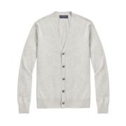 Supima Bomulds Cardigan med Knapper