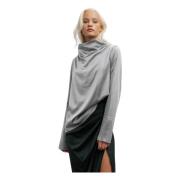 Animi silk blouse silver