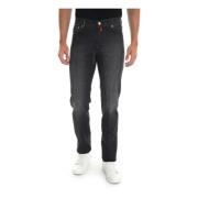 Vintage Slim-Fit Stone Washed Jeans