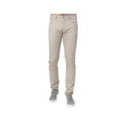 Beige Bomuld Denim Jeans