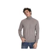 Frozen Brun Rullekrave Sweater