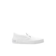 Hvide Slip-On Trainers med Tri Design