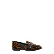 Leopard Print Loafers