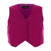 Tyrian Purple Polyester Vest - Stilfuld og SEO-venlig