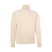 Creme Merinould Turtleneck Sweater