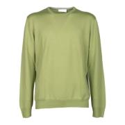 Merinouldssweater i Pistaciegrøn