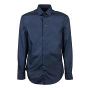 Elegant Slim Fit Italiensk Krave Skjorte