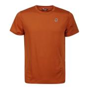 Opgrader din afslappede garderobe med denne Orange Bomuld T-Shirt til ...