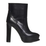 Elegante sorte ankelstøvler til kvinder