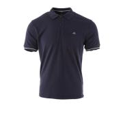 Marineblå Tacting Piquet Polo Shirt