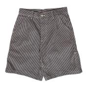 Hickory Stripe Terrell Bomulds Shorts