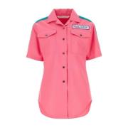 Stilfuld Pink Bomuldsskjorte