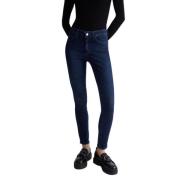 Højtaljede Skinny Jeans