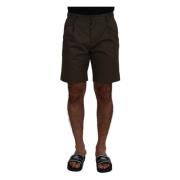 Grønne Bomuldscasual Chino Shorts