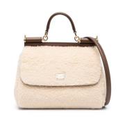 Medium Sicily Shearling Tote Taske