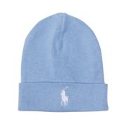 Blå Strikket Hat