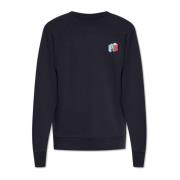 Logo-broderet sweatshirt