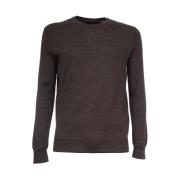 Italiensk Uld Crewneck Sweater