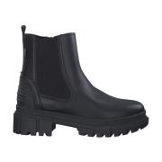 Sorte Afslappede Lukkede Booties