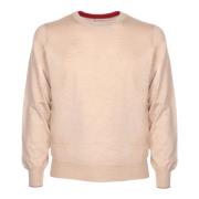 Beige Cashmere Silk Sweater