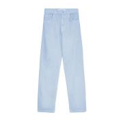 Klassiske Jeans med knaplukning