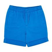 Elektrisk Blå Børne Bermuda Shorts