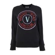 Bomuldshættetrøje fra Versace Jeans Couture