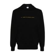 Sort Metropolis Sweaters med Logo Print