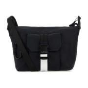 Blå Trek Crossbody Taske